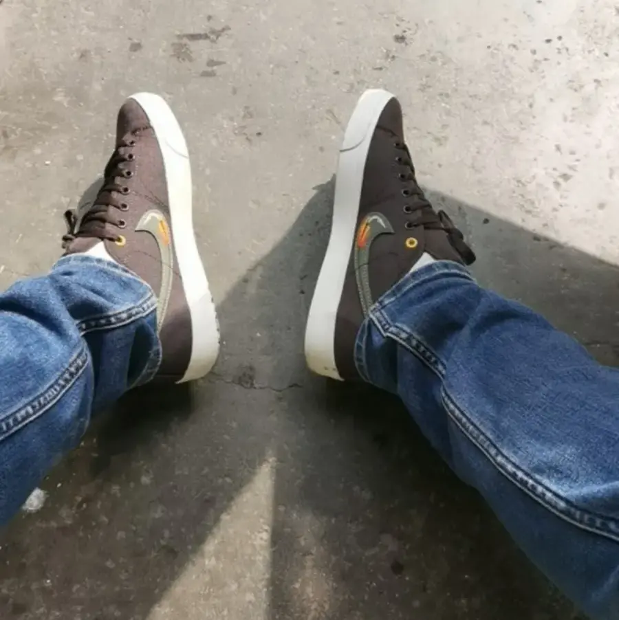 Giày Nike SB Blazer Court x DVD Linden 'Brown' CZ5605-200 - Ảnh 7