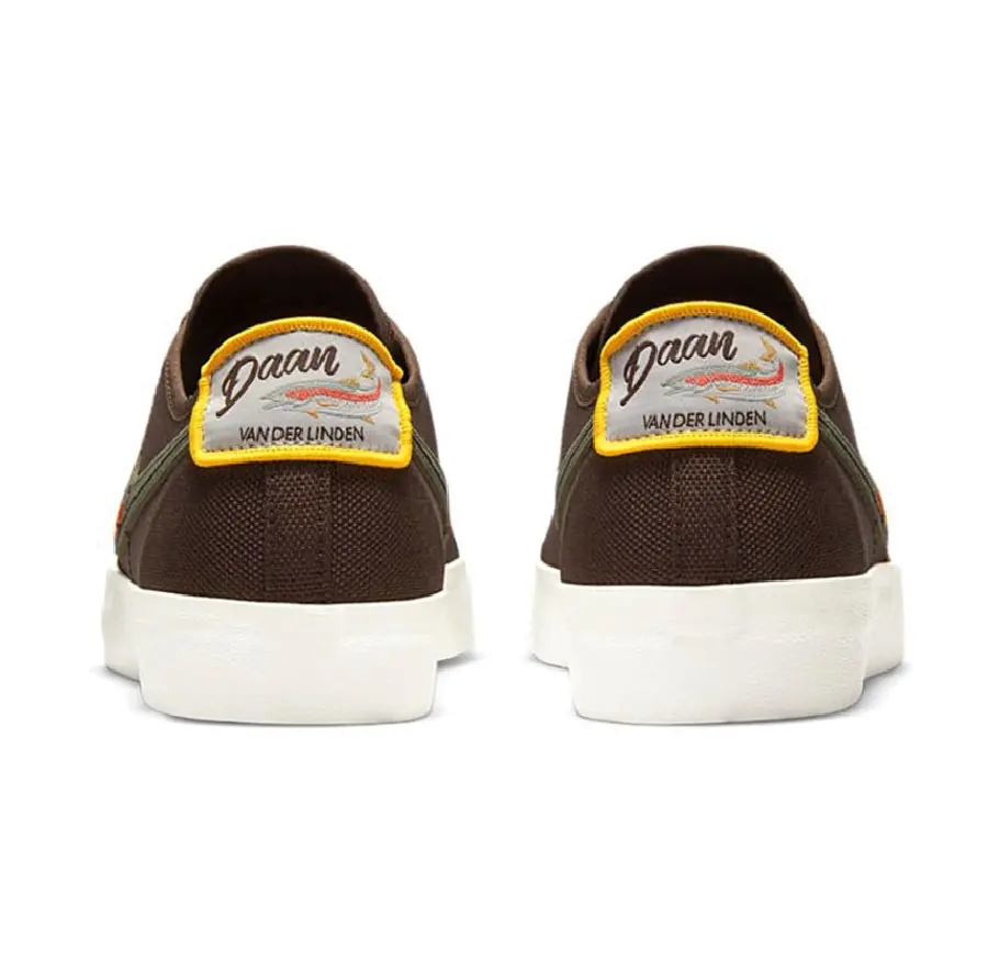Giày Nike SB Blazer Court x DVD Linden 'Brown' CZ5605-200 - Ảnh 5