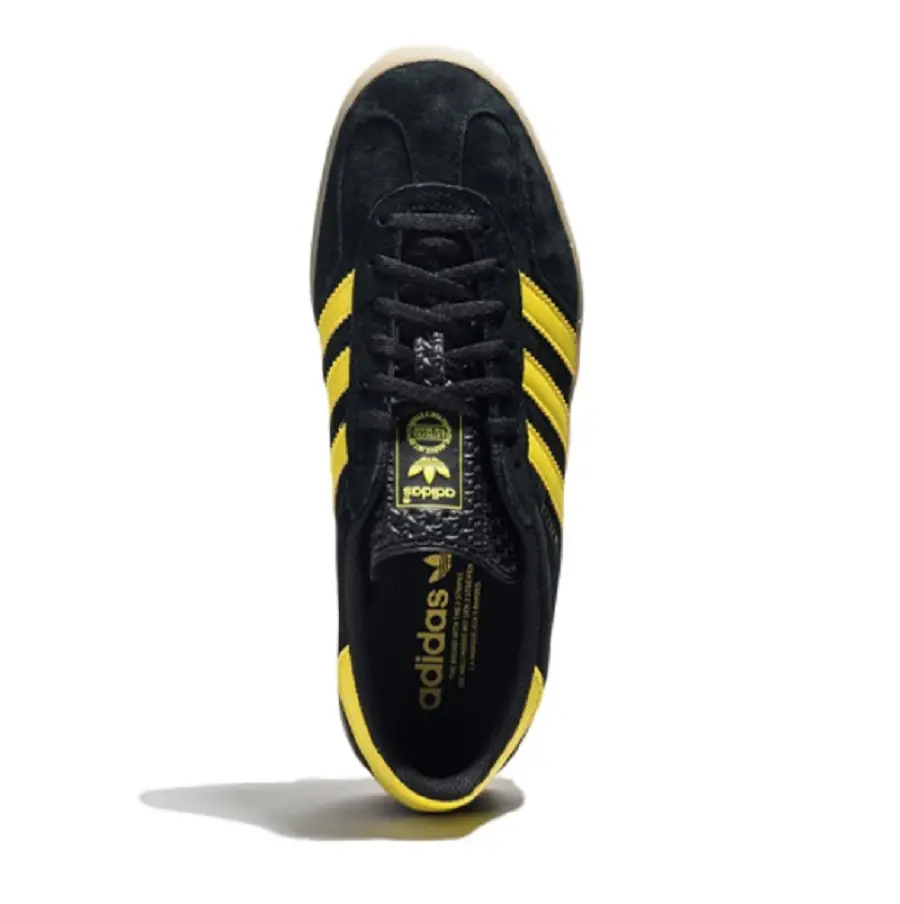 Giày Adidas Originals Gazelle Indoor 'Black Yellow' F35169 - Ảnh 3