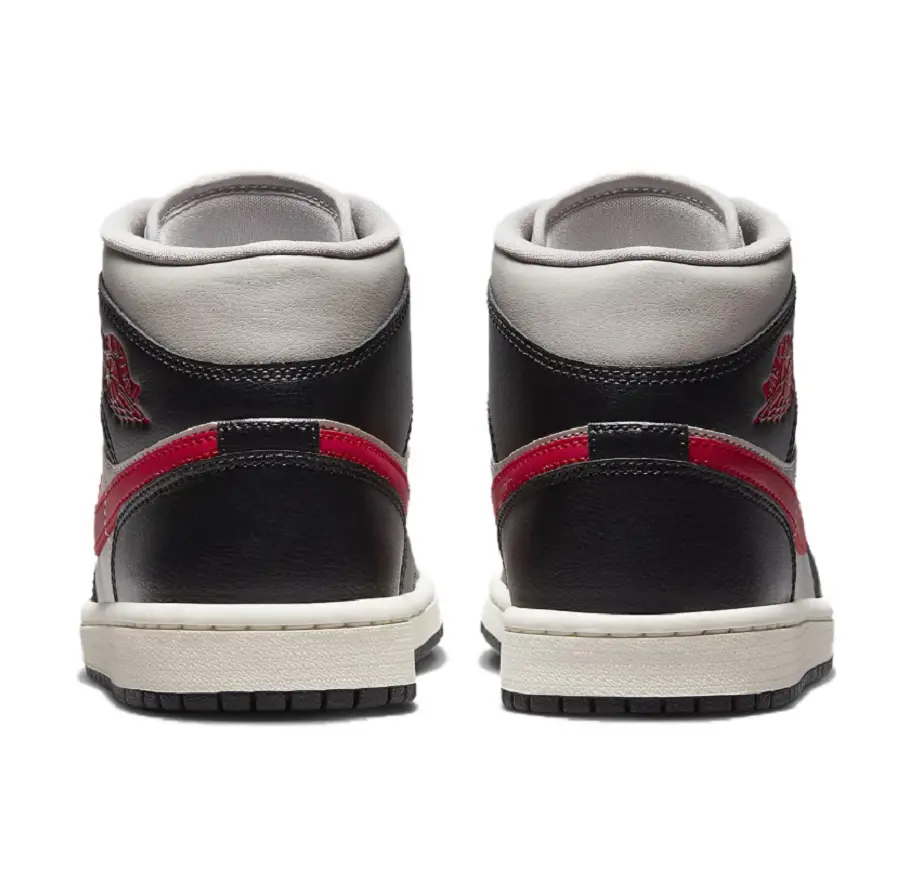Giày Nike Wmns Air Jordan 1 Mid 'Black College Grey' BQ6472-060 - Ảnh 3