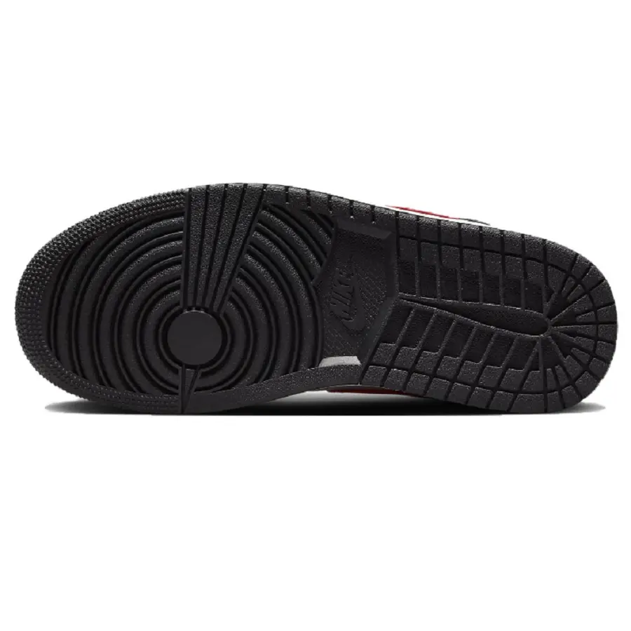 Giày Nike Wmns Air Jordan 1 Mid 'Black College Grey' BQ6472-060 - Ảnh 4