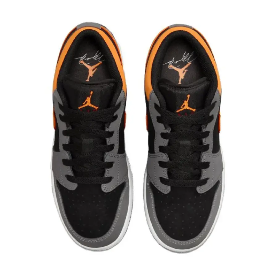 Giày Nike Air Jordan 1 Low SE GS 'Vivid Orange' FN7671-008 - Ảnh 3