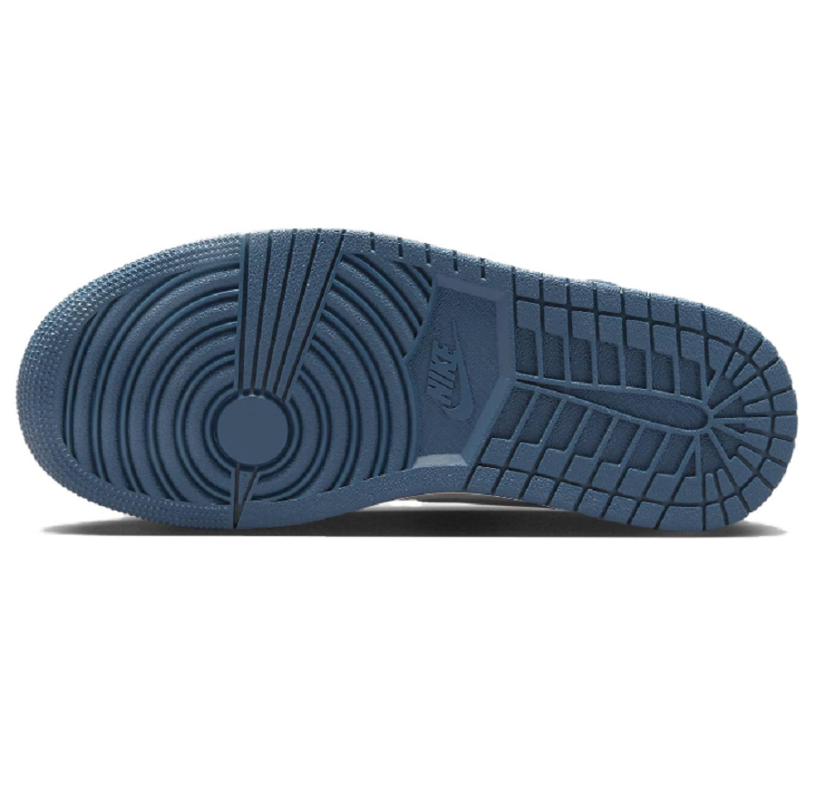 Giày Nike Air Jordan 1 Mid ‘White Blue’ BQ6472-414 - Ảnh 5