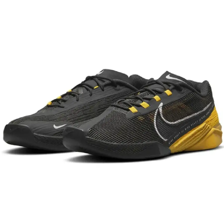 Alternative view of Giày Nike React Metcon Turbo 'Smoke Grey Bright Citron' CT1243-007