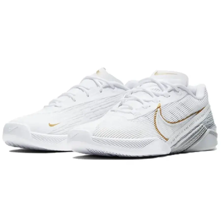 Alternative view of Giày Nike React Metcon Turbo 'White Metallic Gold' CT1249-100