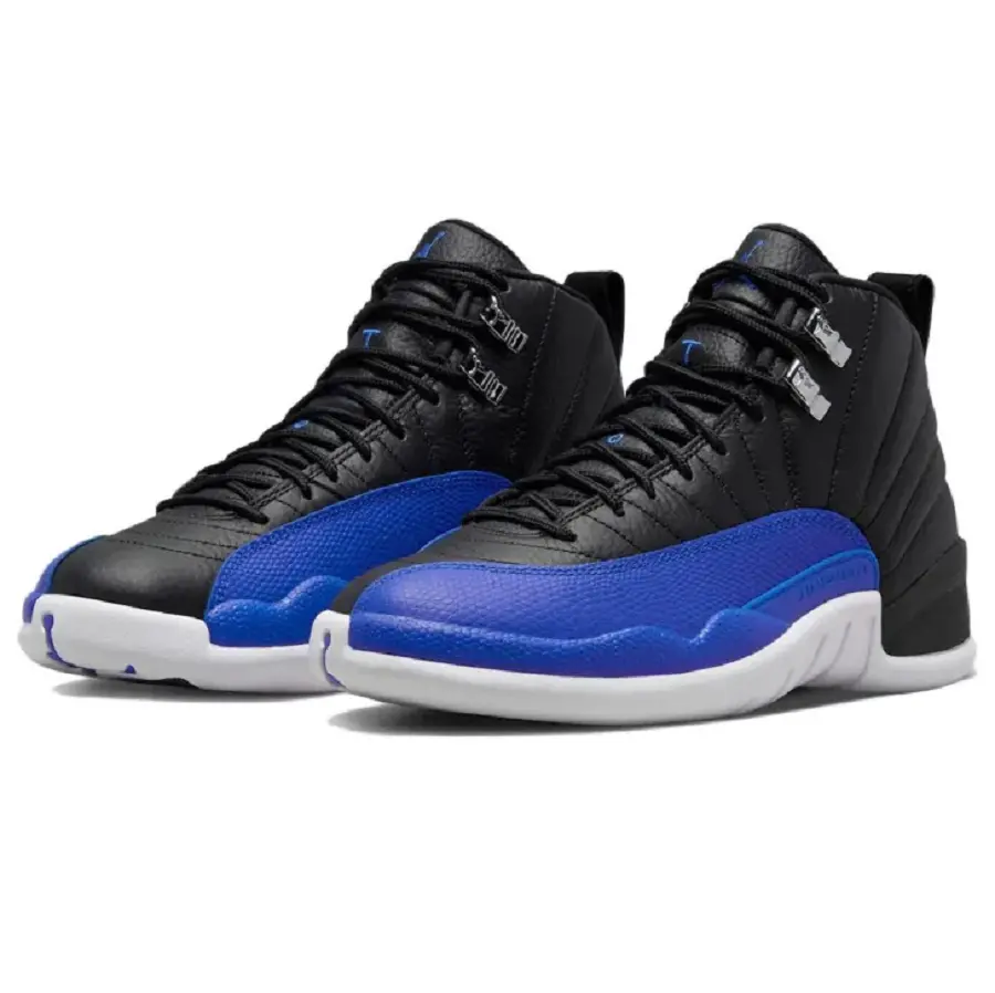 Alternative view of Giày Nike Air Jordan 12 Retro Hyper Royal 'Black Blue' AO6068-004