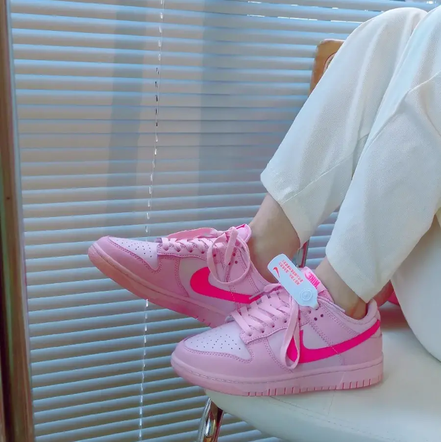 Giày Nike Dunk Low 'Triple Pink' DH9765-600 - Ảnh 5