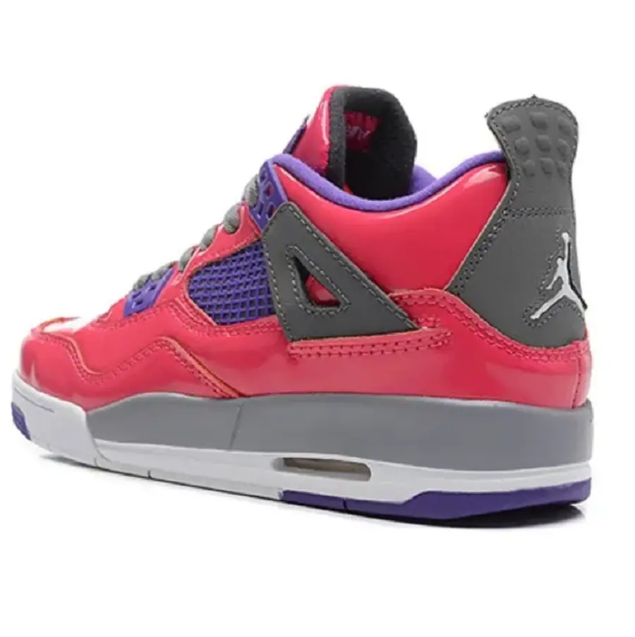 Alternative view of Giày Nike Jordan 4 Retro GS 'Pink Foil' 487724-607