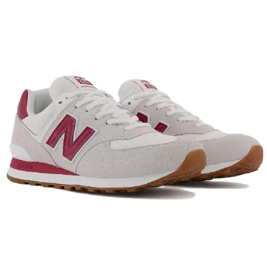 Alternative view of Giày New Balance 574v2 'White Red' ML574TE2