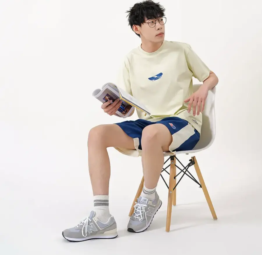 Giày New Balance 574 'Grey Sea Salt' ML574RD2 - Ảnh 7
