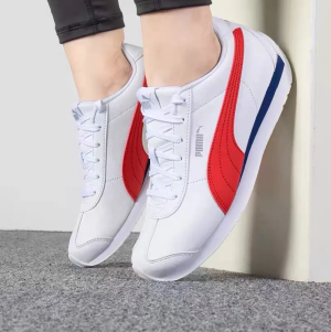 Alternative view of Giày Puma Turin 3 'White High Risk Red' 383037-08