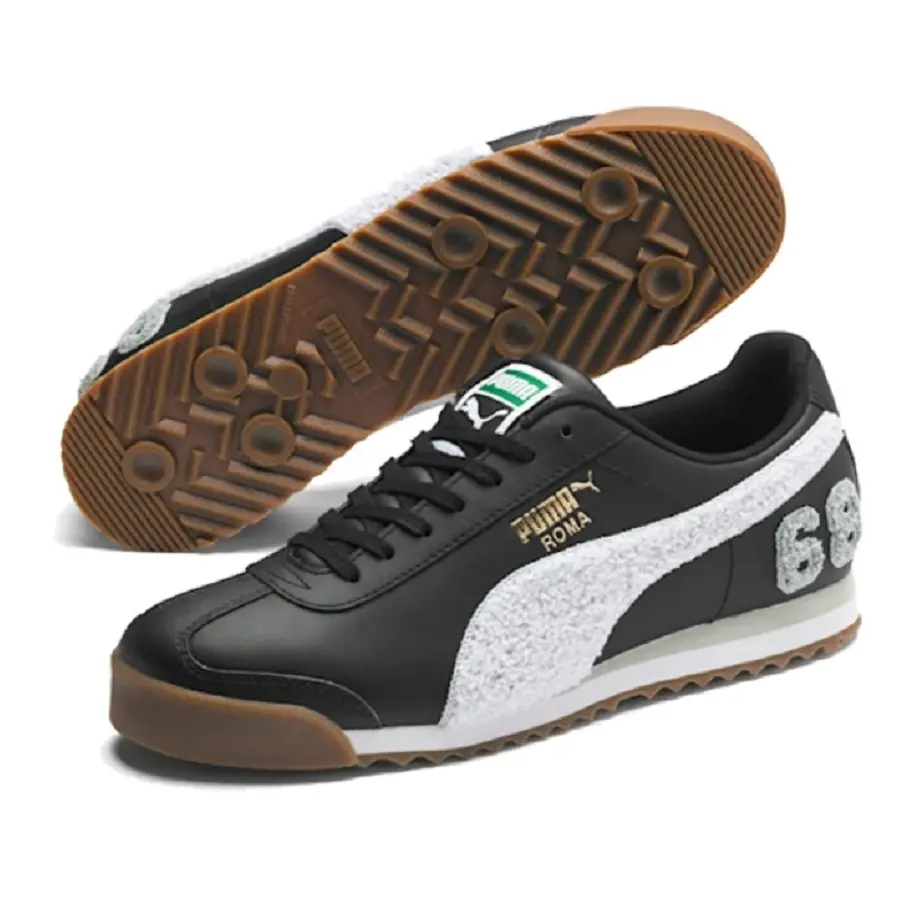 Alternative view of Giày Puma Roma 68 Lux 'Black' 371598-01