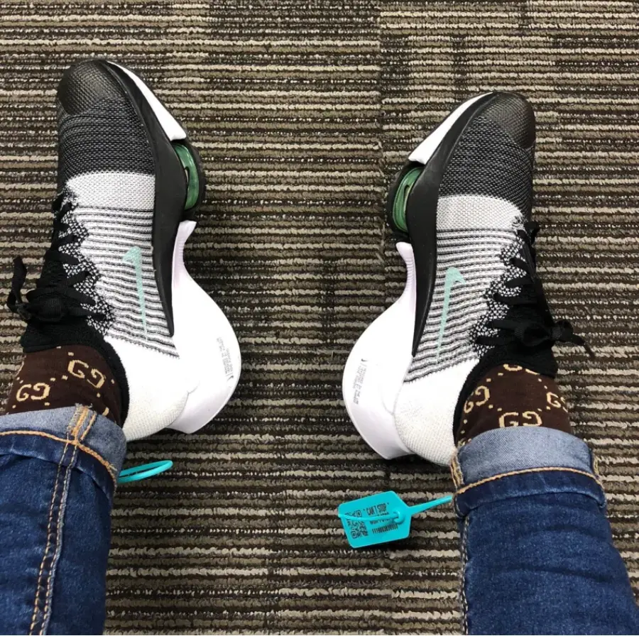 Giày Nike Air Zoom Tempo Flyknit ‘Black Blue’ CI9924-001 - Ảnh 5