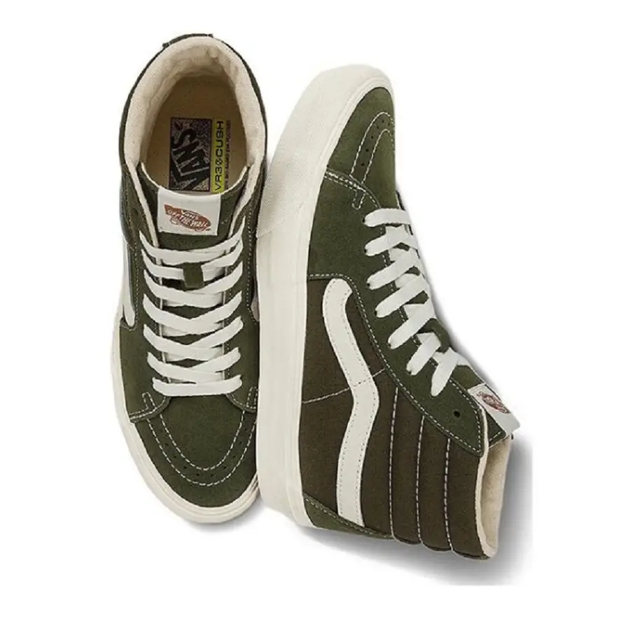 Alternative view of Giày Vans SK8 HI VR3 'Olive Green' VN0005UN50K