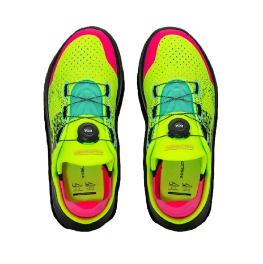 Alternative view of Giày Under Armour Ua Flow Slipspeed 'Lime Surge Black' 3027057-300