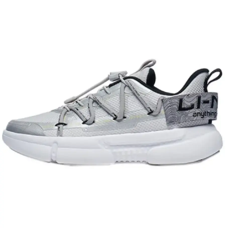 Alternative view of Giày LiNing Children's Running 'Gray' YKCT106-7
