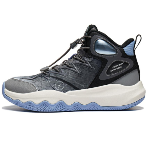 Alternative view of Giày LiNing Children's Pioneer Primary 3.0 'Gray Black' YKBT074-3