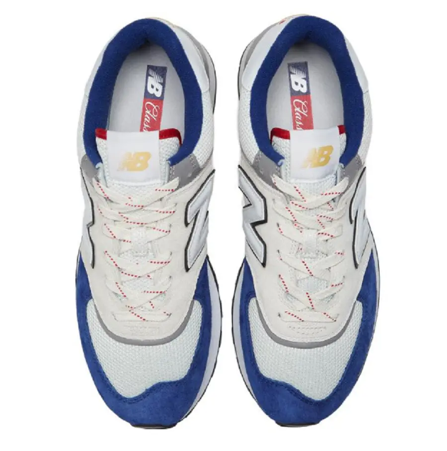 Giày New Balance 574 Legacy 'White Blue Yellow' U574LGD - Ảnh 3