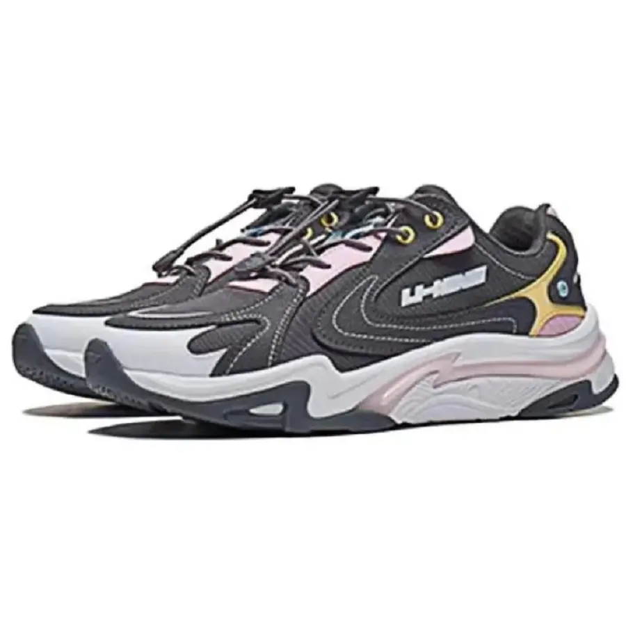 Alternative view of Giày LiNing Children's Sports 'Gray Pink' YKCT144-2