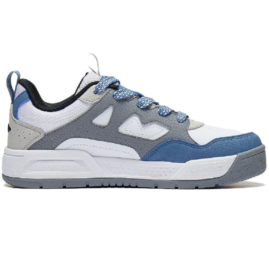 Giày LiNing Children's Versatile 'White Blue Gray' YKCT138-1
