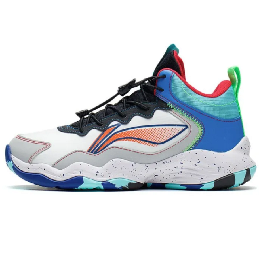 Giày LiNing 'White Coin Gray' YKBR050-57 - Ảnh 2