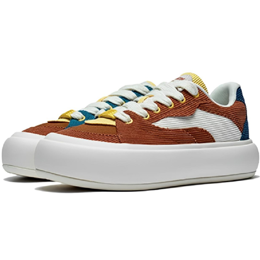 Giày LiNing Puff Platform 'Brown Blue' AZGT092-1 - Ảnh 3