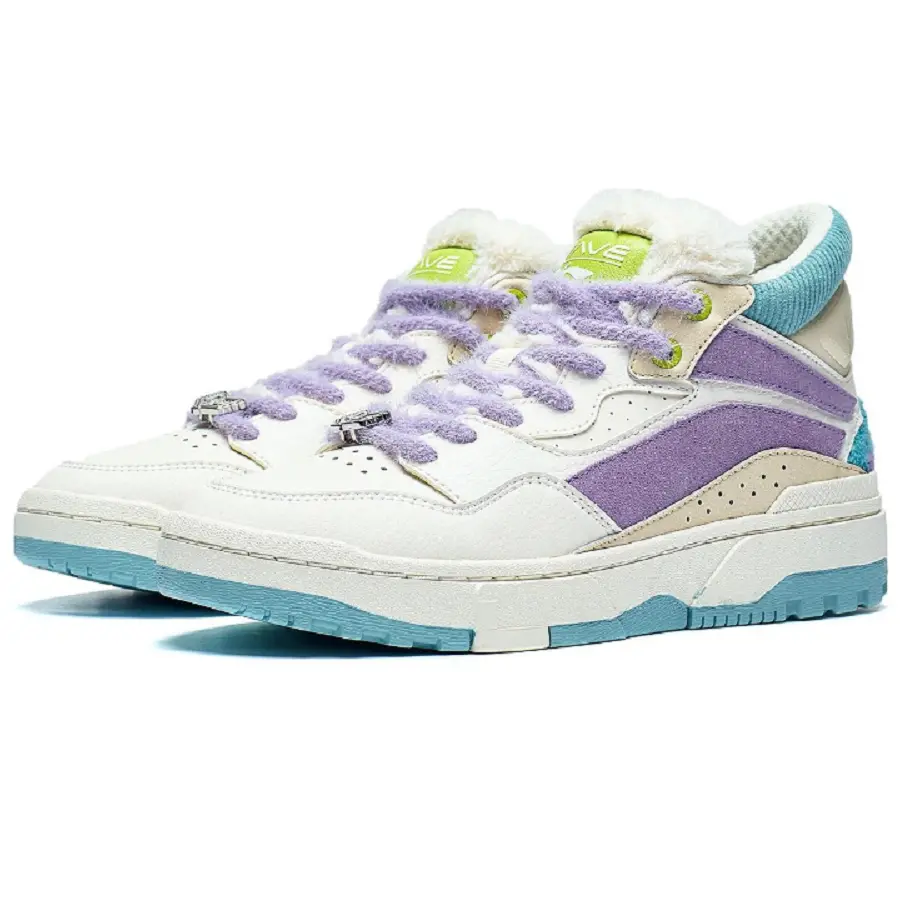 Alternative view of Giày LiNing Weiwu 'White Purple' AGCT224-3