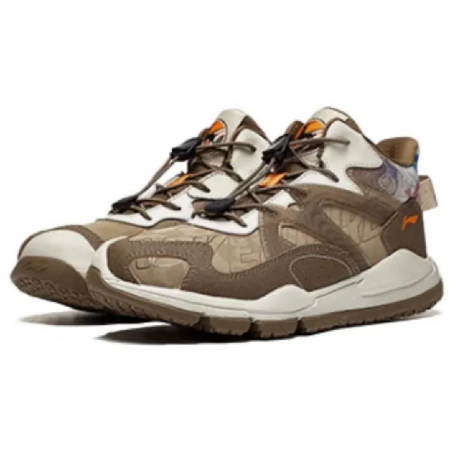 Giày LiNing Children's Yanluan 2.0 'Light chestnut Brown' YKET008-11 - Ảnh 2