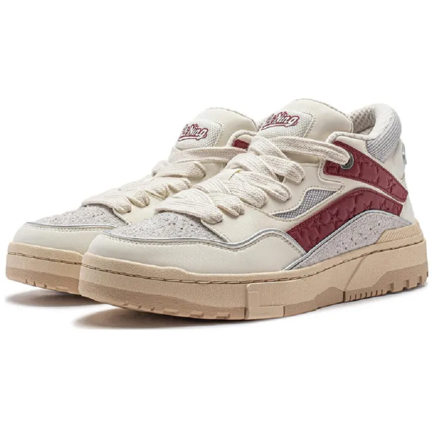 Giày LiNing Weiwu 'White Red' AGCT497-1 - Ảnh 2