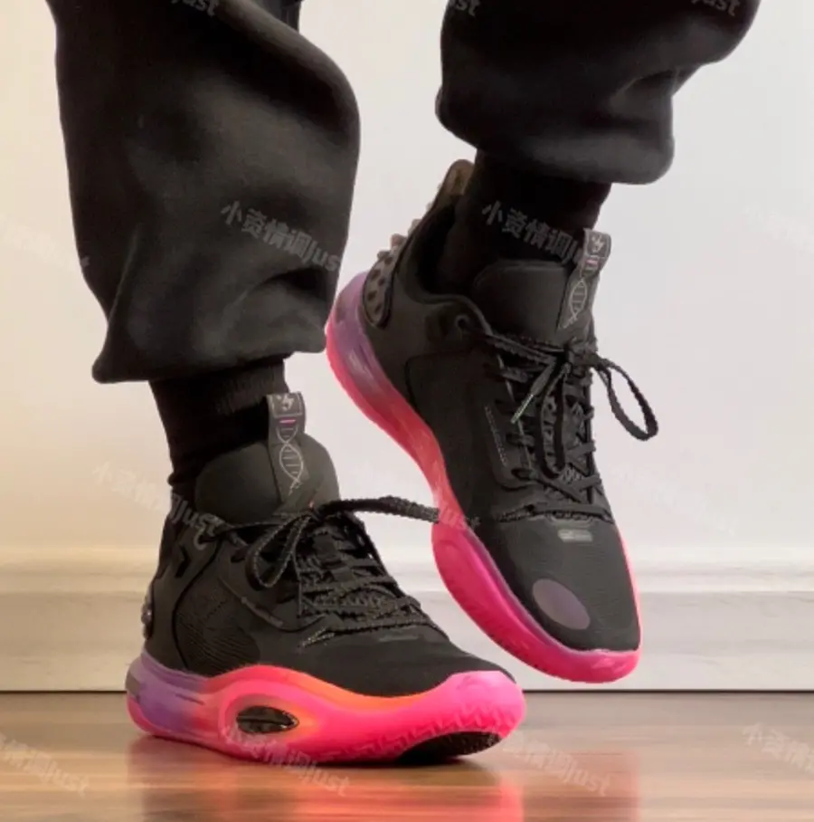 Alternative view of Giày Li-Ning Wade All City 11 Sunrise 'Black Pink' ABAT005-6