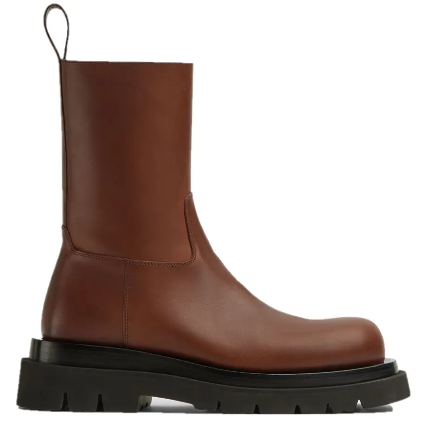 Giày Bottega Veneta Lug Boot 'Dark Chestnut' 716205VBS502287