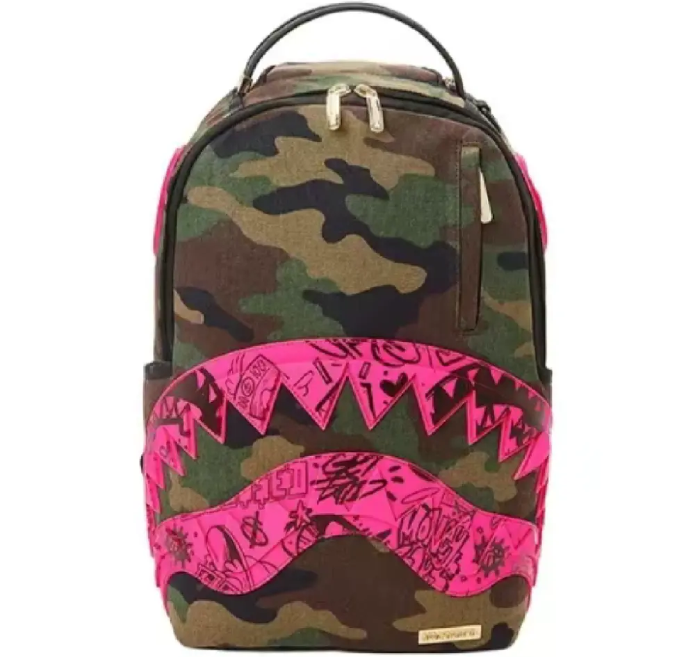 Balo Sprayground Camouflage Shark Mouth 'Camo' W0845718
