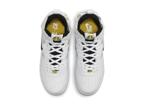 Giày Nike Air Force 1 Mid React '40th Anniversary White Black' DQ7668-100 - Ảnh 5