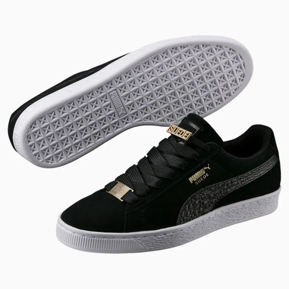 Giày Puma Suede Classic B Boy 'Black' 366492-01 - Ảnh 10
