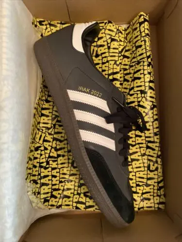Alternative view of Giày Adidas x Irak Samba ''Black Gum' GX4041