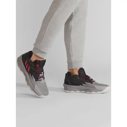 Alternative view of Giày Adidas Dame 'Black Grey Red' HR1558
