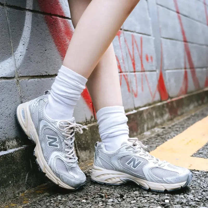 Giày New Balance 530 Vintage 'Metallic Silver' MR530VS - Ảnh 4