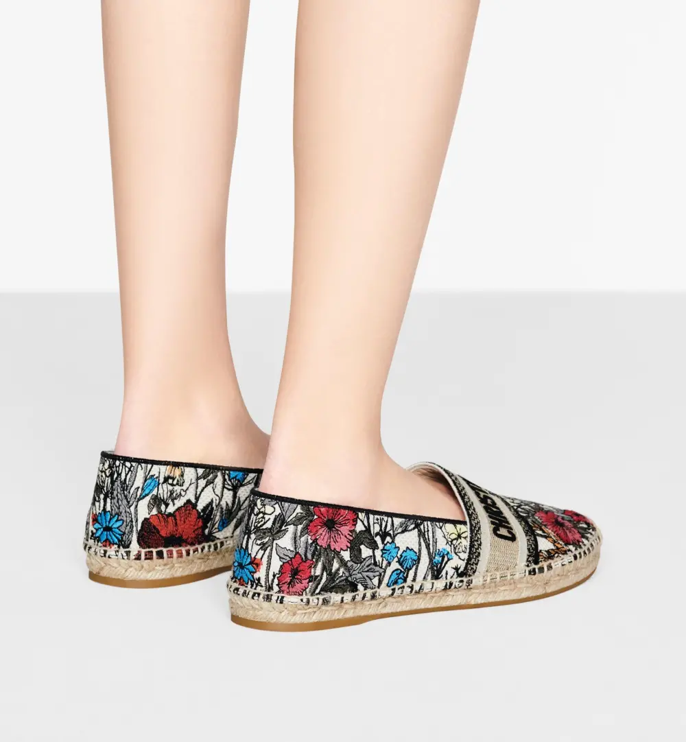Giày Dior Espadrille 'Multicolor Mille Fleurs' KCB585MLE_S89Z - Ảnh 5
