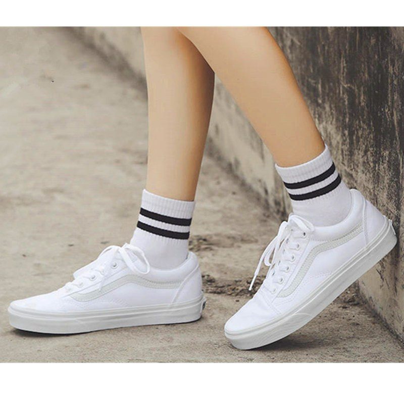Giày Vans Old Skool 'True White' VN000D3HW00 - Ảnh 4