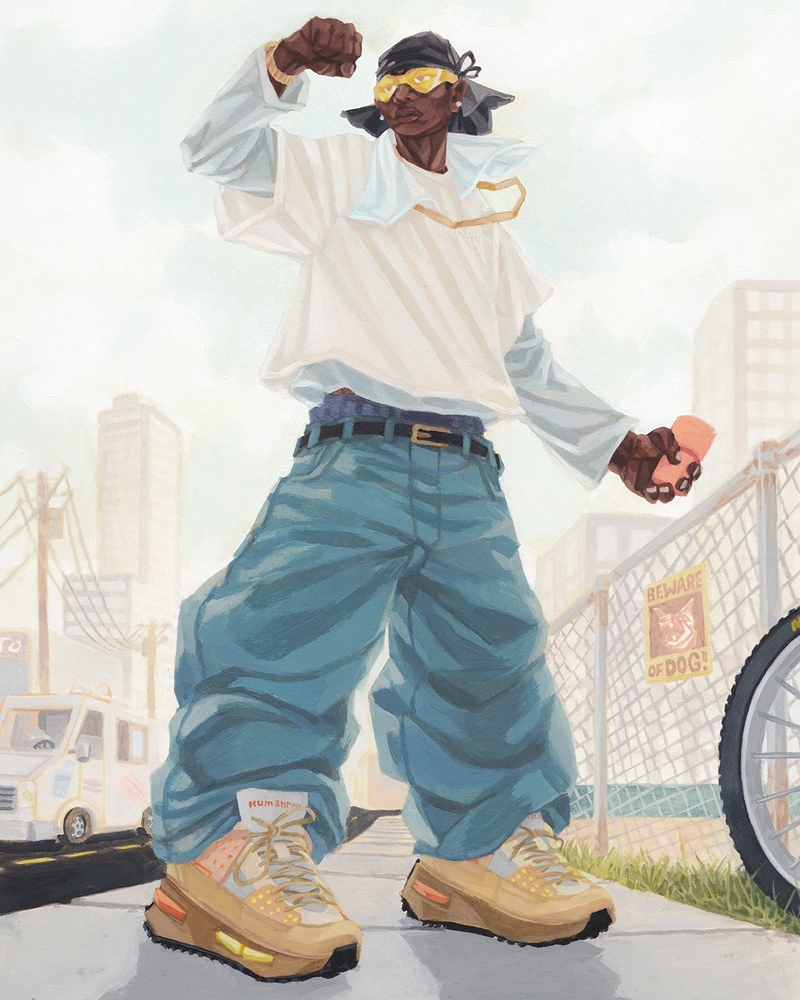 Giày Adidas HU NMD S1 RYAT Pharrell 'Cardboard' GV6638 - Ảnh 7