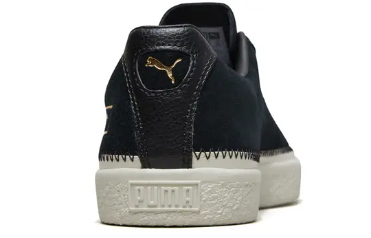 Giày Puma Suede Trim 'Black White' 369639-01 - Ảnh 4