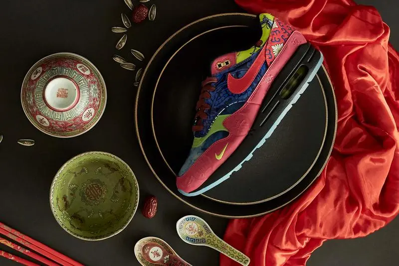 Giày Nike Air Max 1 Chinese New Year Longevity (2020) CU8861-460 - Ảnh 7