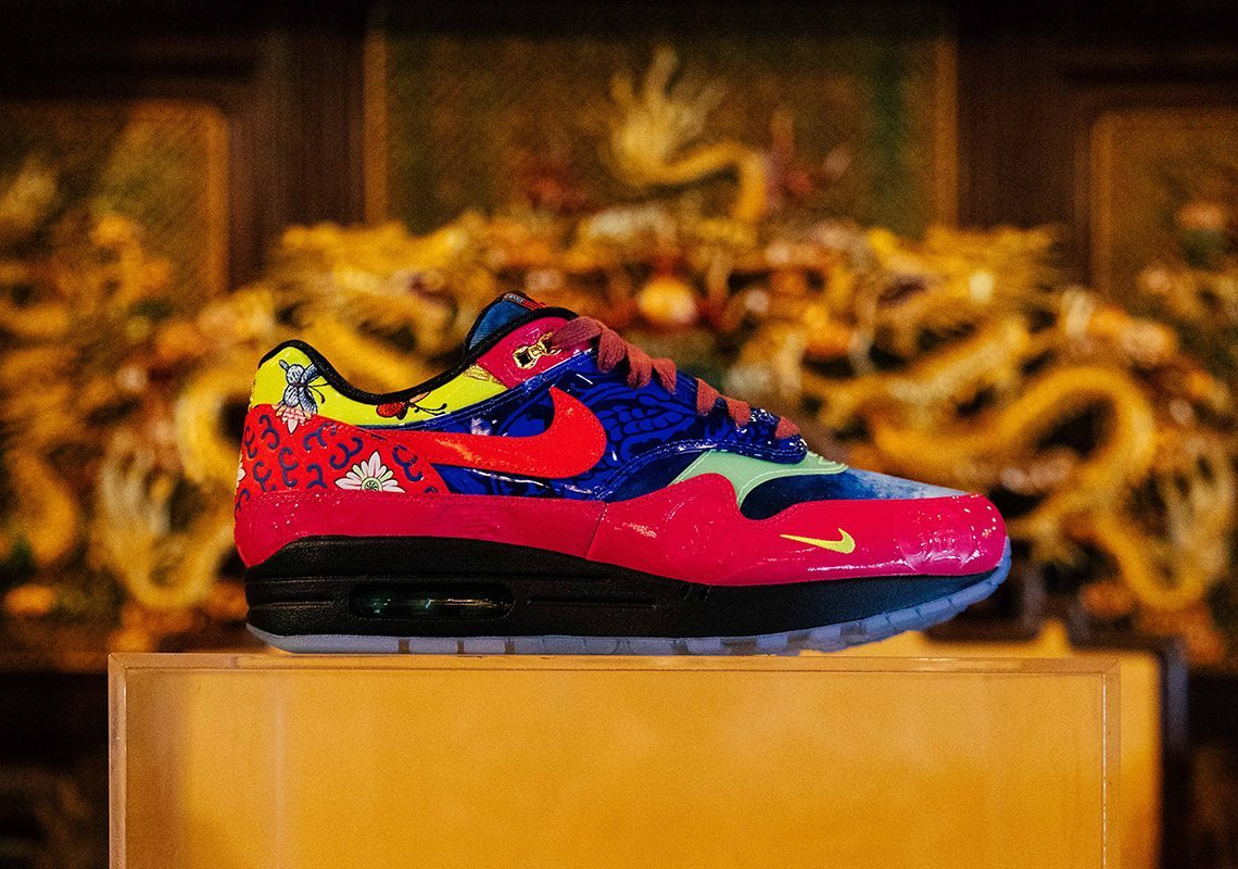 Giày Nike Air Max 1 Chinese New Year Longevity (2020) CU8861-460 - Ảnh 3