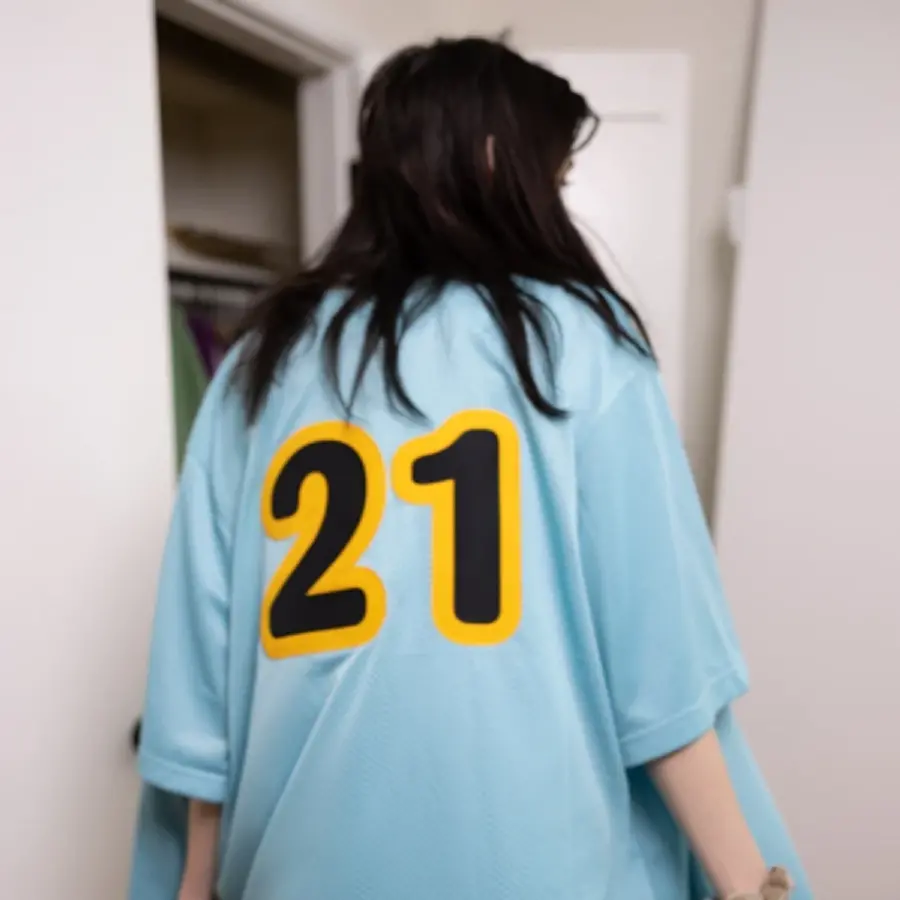 Áo Drew House Mesh Secret Baseball Jersey Sea Blue - Ảnh 3