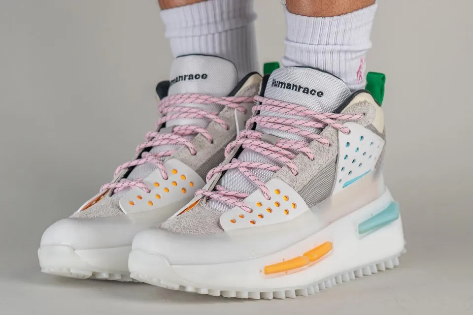 Giày Adidas HU NMD S1 RYAT Pharrell 'Core White' GV6640 - Ảnh 3