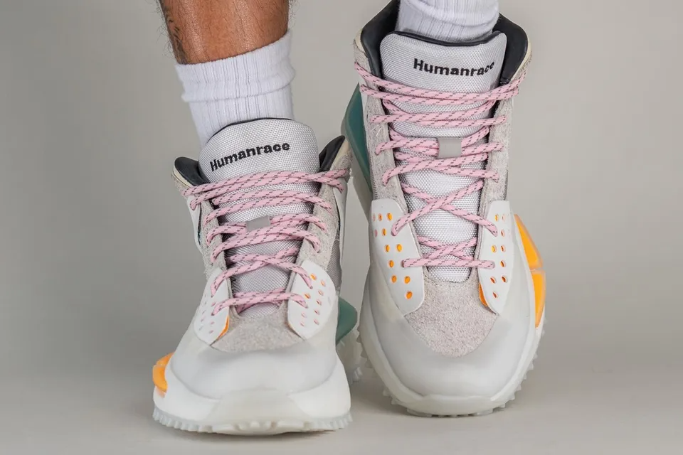 Giày Adidas HU NMD S1 RYAT Pharrell 'Core White' GV6640 - Ảnh 5