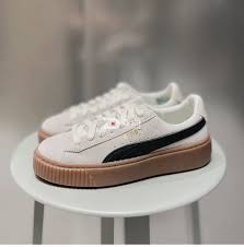 Giày Puma Suede Platform Core 'Whisper White Black' 363559-01 - Ảnh 11