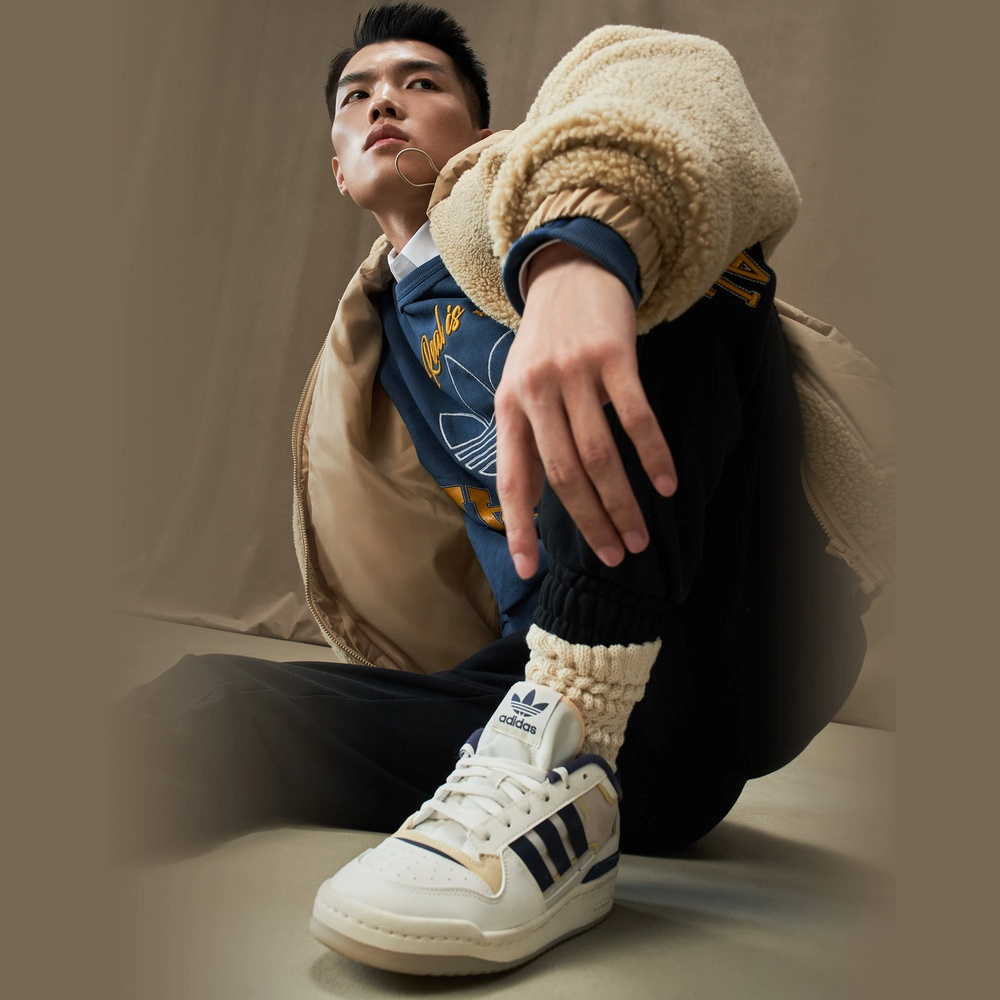 Giày Adidas Forum Exhibit Low 'Off White Shadow Navy' GX4121 - Ảnh 5