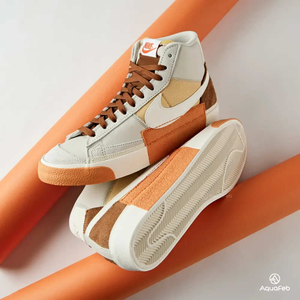Giày Nike Blazer Mid 77 'Pro Club Light Bone Sesame' DQ7673-001 - Ảnh 5