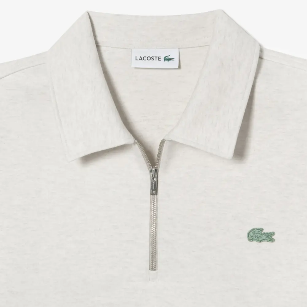 Alternative view of Áo Lacoste Color Croc Collar Half Zip-up Sweatshirt 'Beige' SH222E-53G-CB8